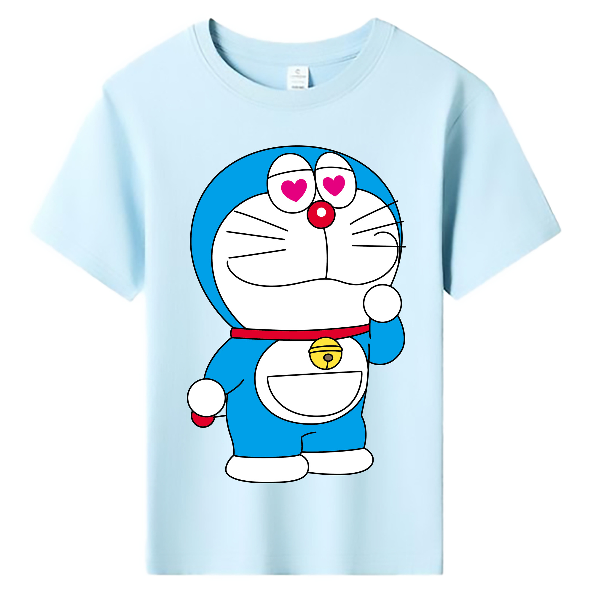 （画像用） ドラえもん Doraemon 綿100％キッズTシャツ（フロントプリント）